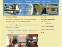 Tablet Screenshot of hotelkristaly.hu